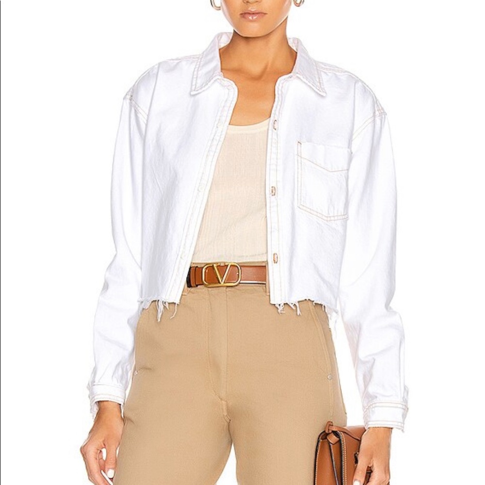 GRLFRND cut off jacket/shirt